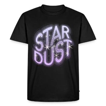 STAR DUST 1 ROSE - T-shirt Premium bio Homme - noir - Devant - Nico (187cm)