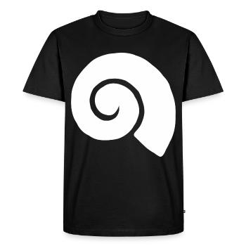 Coquillage mer côte lac coquillages plage - T-shirt Premium bio Homme - noir - Devant - Nico (187cm)
