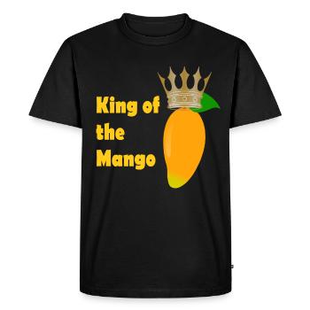 King of the mango - T-shirt Premium bio Homme - noir - Devant - Nico (187cm)