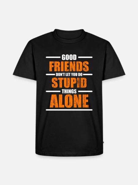 Friends Love Best Friend - Men's Premium Organic T-Shirt - black