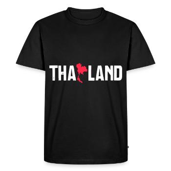 Thaïlande - T-shirt Premium bio Homme - noir - Devant - Nico (187cm)