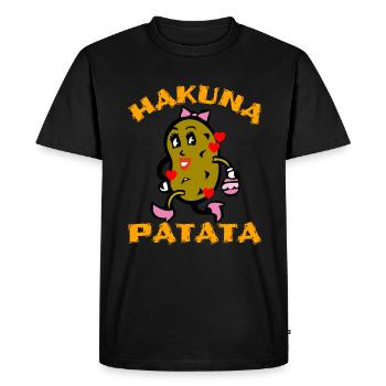 Mignon Mignon Pommes de terre Pommes de terre Pommes de terre Pomme de terre Pomme de terre - T-shirt Premium bio Homme - noir - Devant - Nico (187cm)