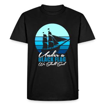 Pirate pirates - T-shirt Premium bio Homme - noir - Devant - Nico (187cm)