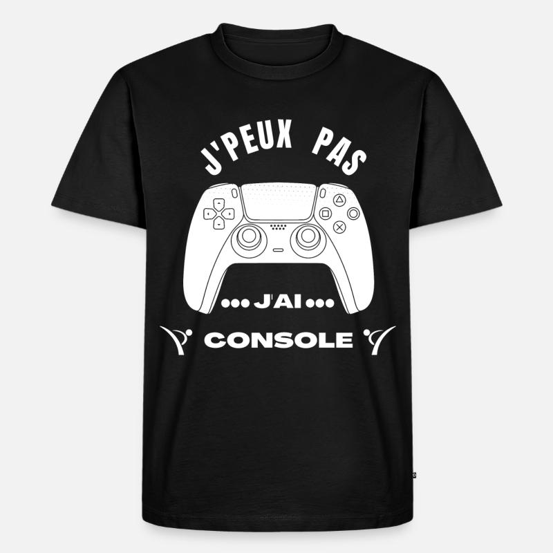 J’peu Pas j’Ai Console - T-shirt Premium bio Homme - noir