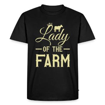 Lady Farmer Landwirtin - T-shirt Premium bio Homme - noir - Devant - Nico (187cm)