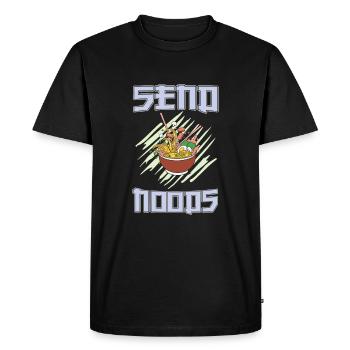 Anime Citation Envoyer Noods Japanese Noodles Bowl Anime - T-shirt Premium bio Homme - noir - Devant - Nico (187cm)