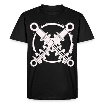 Atelier - Tournevis Tournevis Amateur - T-shirt Premium bio Homme - noir - Devant - Nico (187cm)