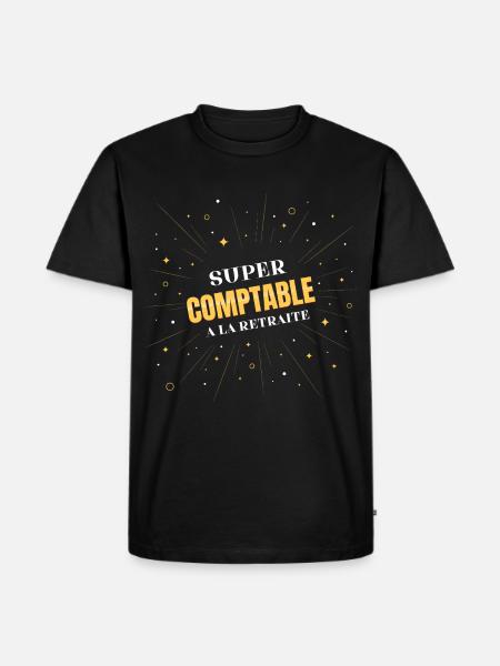 Comptable à la retraite - T-shirt Premium bio Homme - noir