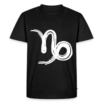 Zodiac sign Capricorn - Men's Premium Organic T-Shirt - black - Front - Nico (187cm)