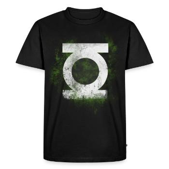 Green - Grün - Männer Premium Bio T-Shirt - Schwarz - Vorne - Nico (187cm)