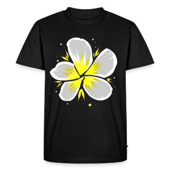 Fleur du temple - T-shirt Premium bio Homme - noir - Devant - Nico (187cm)