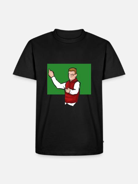 Enseignant au tableau - T-shirt Premium bio Homme - noir
