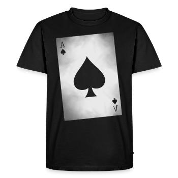 Premium Pikass - Männer Premium Bio T-Shirt - Schwarz - Vorne - Nico (187cm)