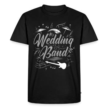 Mariage de groupe - T-shirt Premium bio Homme - noir - Devant - Nico (187cm)