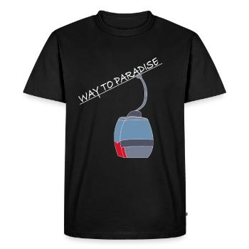 Sports d'hiver Ski Snowboard Ski Cadeau - T-shirt Premium bio Homme - noir - Devant - Nico (187cm)