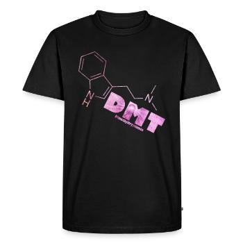 DMT Psychedelic - Men's Premium Organic T-Shirt - black - Front - Nico (187cm)