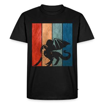 Battle Dragon Dragon - T-shirt Premium bio Homme - noir - Devant - Nico (187cm)