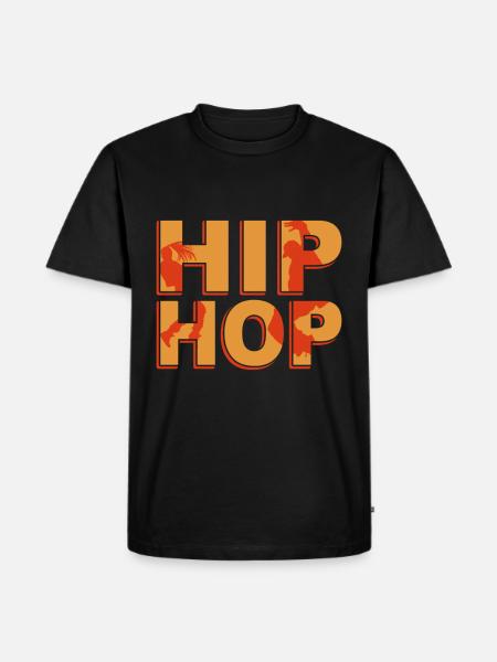 hip hop - Men's Premium Organic T-Shirt - black