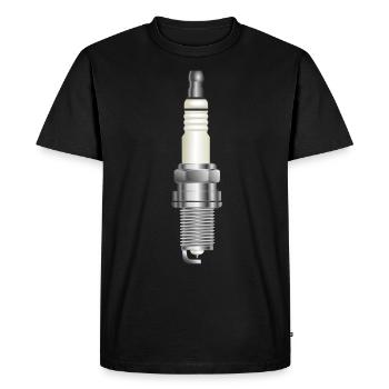 Spark plug auto freak tuning - Men's Premium Organic T-Shirt - black - Front - Nico (187cm)