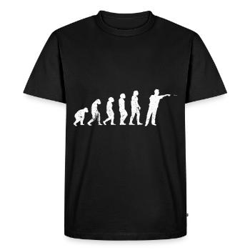Darts evolution - Men's Premium Organic T-Shirt - black - Front - Nico (187cm)