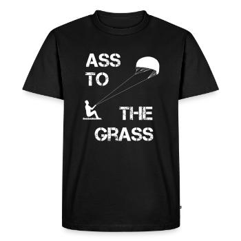 Stunt Kite Ass To the Grass I Hobby - T-shirt Premium bio Homme - noir - Devant - Nico (187cm)