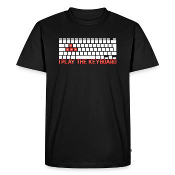 Gaming PC gamer design for gamers on the computer - Men's Premium Organic T-Shirt - black - Front - Nico (187cm)