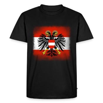 Autriche - T-shirt Premium bio Homme - noir - Devant - Nico (187cm)