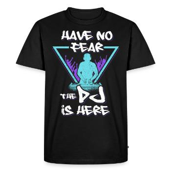 DISC-JOCKEY - T-shirt Premium bio Homme - noir - Devant - Nico (187cm)