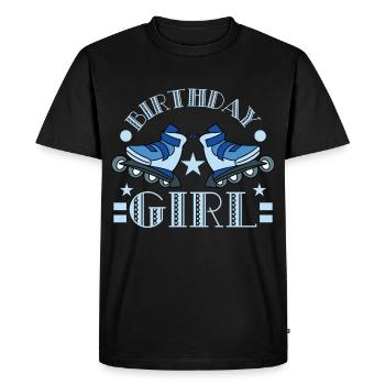 Cette magnifique chemise à roulettes de style - T-shirt Premium bio Homme - noir - Devant - Nico (187cm)