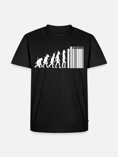 Conception unique d'évolution pour les - T-shirt Premium bio Homme - noir