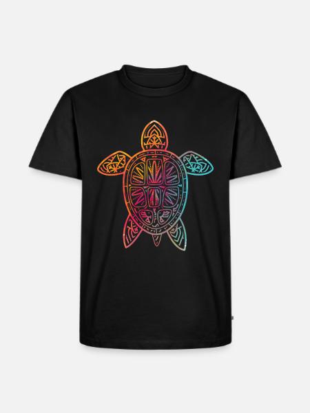Überspringen Sie eine StrohschildkröteTShirt - Männer Premium Bio T-Shirt - Schwarz
