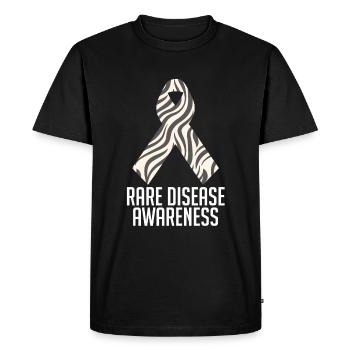 Sensibilisation aux maladies rares Sensibiliser - T-shirt Premium bio Homme - noir - Devant - Nico (187cm)