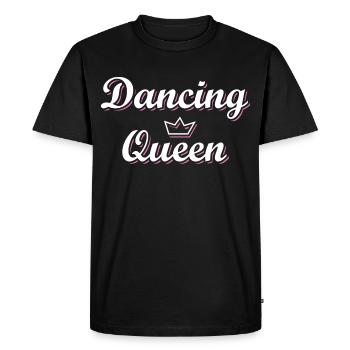 Dancing Queen Dance Shirt For Music Lovers - T-shirt Premium bio Homme - noir - Devant - Nico (187cm)