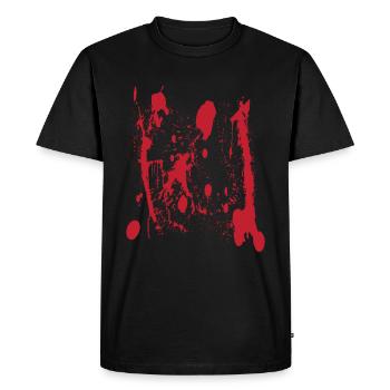 "Bloody" Halloween Shirt pour le 31 octobre - T-shirt Premium bio Homme - noir - Devant - Nico (187cm)