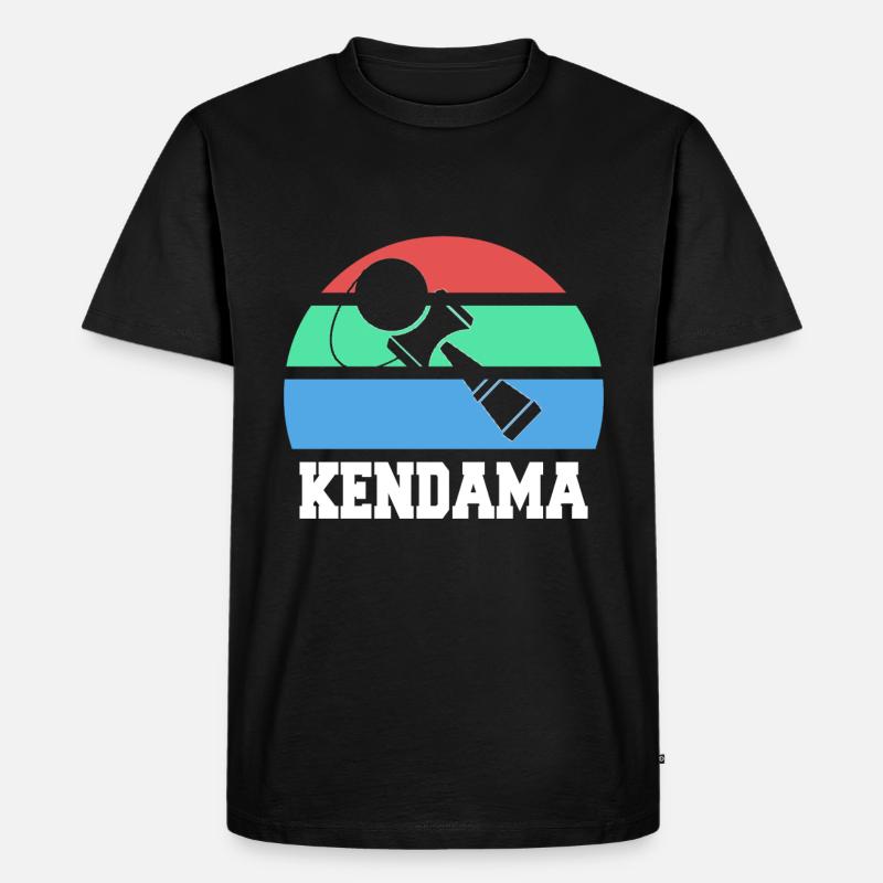 Kendama - Männer Premium Bio T-Shirt - Schwarz