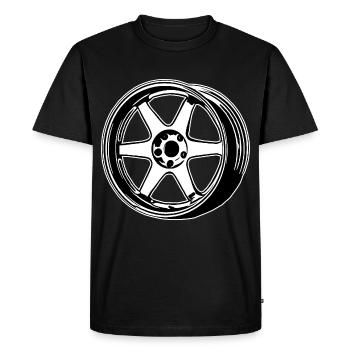 If one day the speed kills me.. / Paul Walker JDM - T-shirt Premium bio Homme - noir - Devant - Nico (187cm)