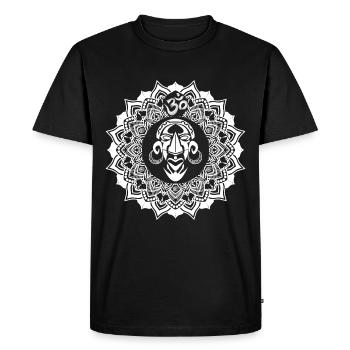 PsyEvolution - Balance Shirt - Men's Premium Organic T-Shirt - black - Front - Nico (187cm)