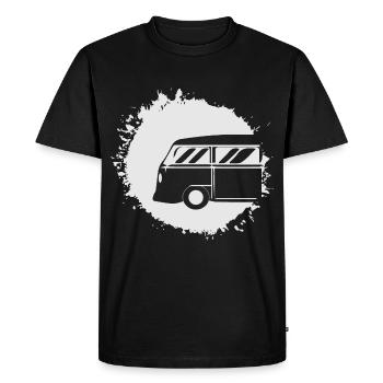 campingauto et caravane camper le camping alpin - T-shirt Premium bio Homme - noir - Devant - Nico (187cm)