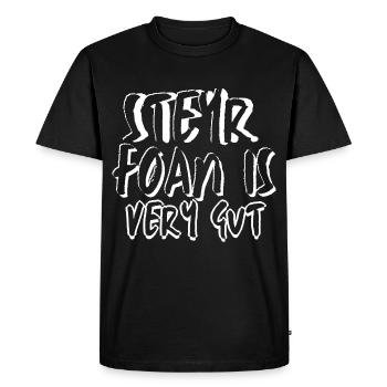 Steyr Tracteur Steyr Austria /Agriculteur / Enfant du village - T-shirt Premium bio Homme - noir - Devant - Nico (187cm)