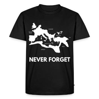 Empire romain - T-shirt Premium bio Homme - noir - Devant - Nico (187cm)