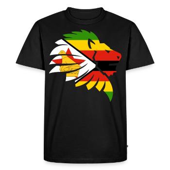 Zimbabwe drapeau Zimbabwe Harare Chewa cadeau - T-shirt Premium bio Homme - noir - Devant - Nico (187cm)