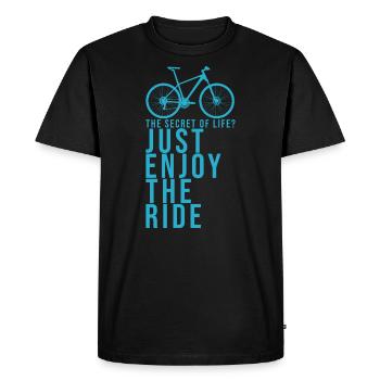 Vélo rigolo disant vélo de route cadeau vélo - T-shirt Premium bio Homme - noir - Devant - Nico (187cm)