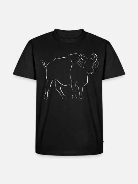 buffalo - Men's Premium Organic T-Shirt - black