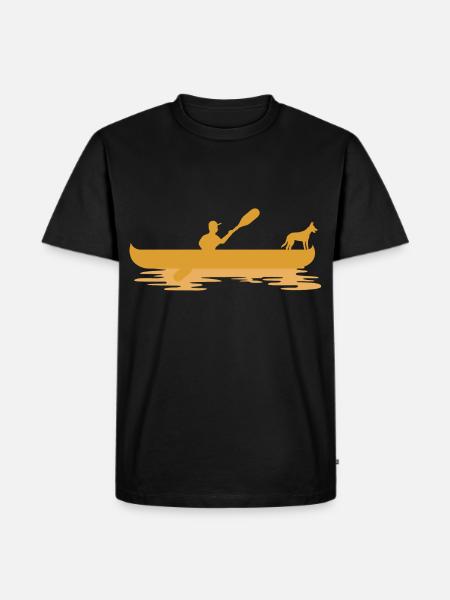 canoë - T-shirt Premium bio Homme - noir