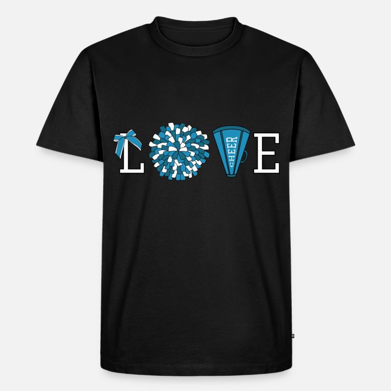 Cheerleading - Männer Premium Bio T-Shirt - Schwarz