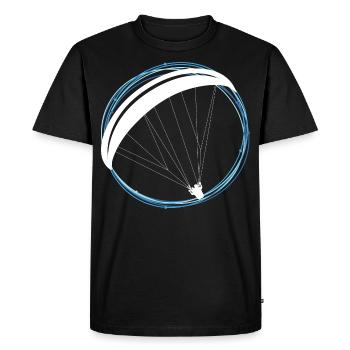 Parapente parapente pilote cadeau de parapente - T-shirt Premium bio Homme - noir - Devant - Nico (187cm)