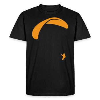 paragliding - Men's Premium Organic T-Shirt - black - Front - Nico (187cm)