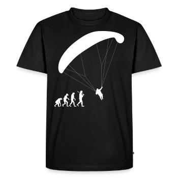 Parapente Evolution Parapente voler cadeau - T-shirt Premium bio Homme - noir - Devant - Nico (187cm)