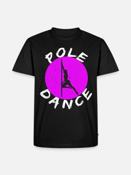 Pole Dance Geschenk - Männer Premium Bio T-Shirt - Schwarz