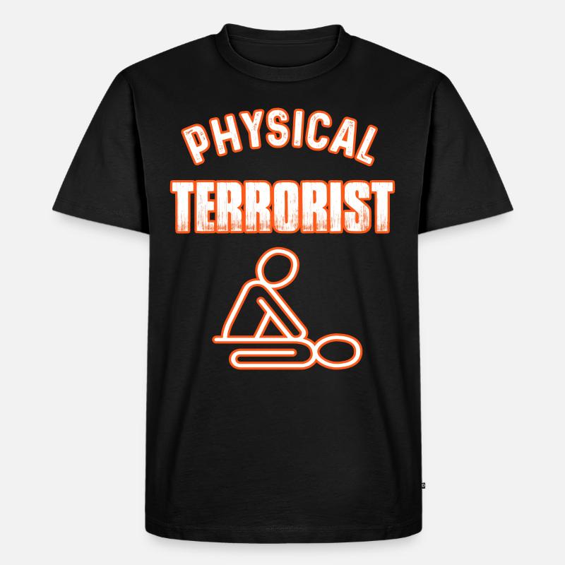 Physiotherapeut Geschenk - Männer Premium Bio T-Shirt - Schwarz
